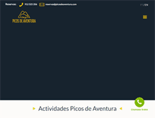 Tablet Screenshot of picosdeaventura.com